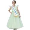 Robe Miss France verte - 140 cm 10 ans