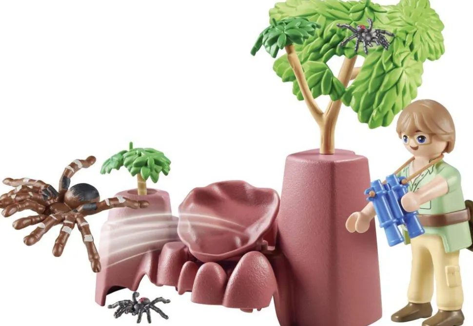 Rocher avec araignée géante Playmobil Wiltopia 71627