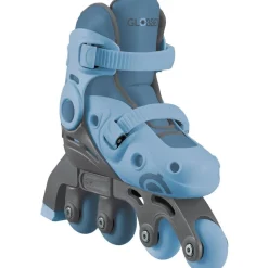 Rollers En Ligne 2 En 1 Évolutifs Bleu Taille 30 À 33