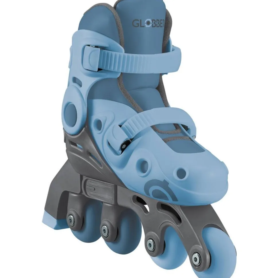 Rollers En Ligne 2 En 1 Évolutifs Bleu Taille 30 À 33