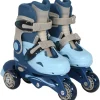 Rollers évolutifs 3 roues bleu taille 30-33