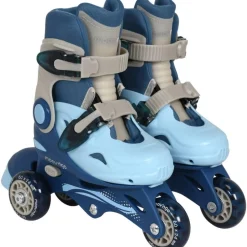 Rollers évolutifs 3 roues bleu taille 30-33