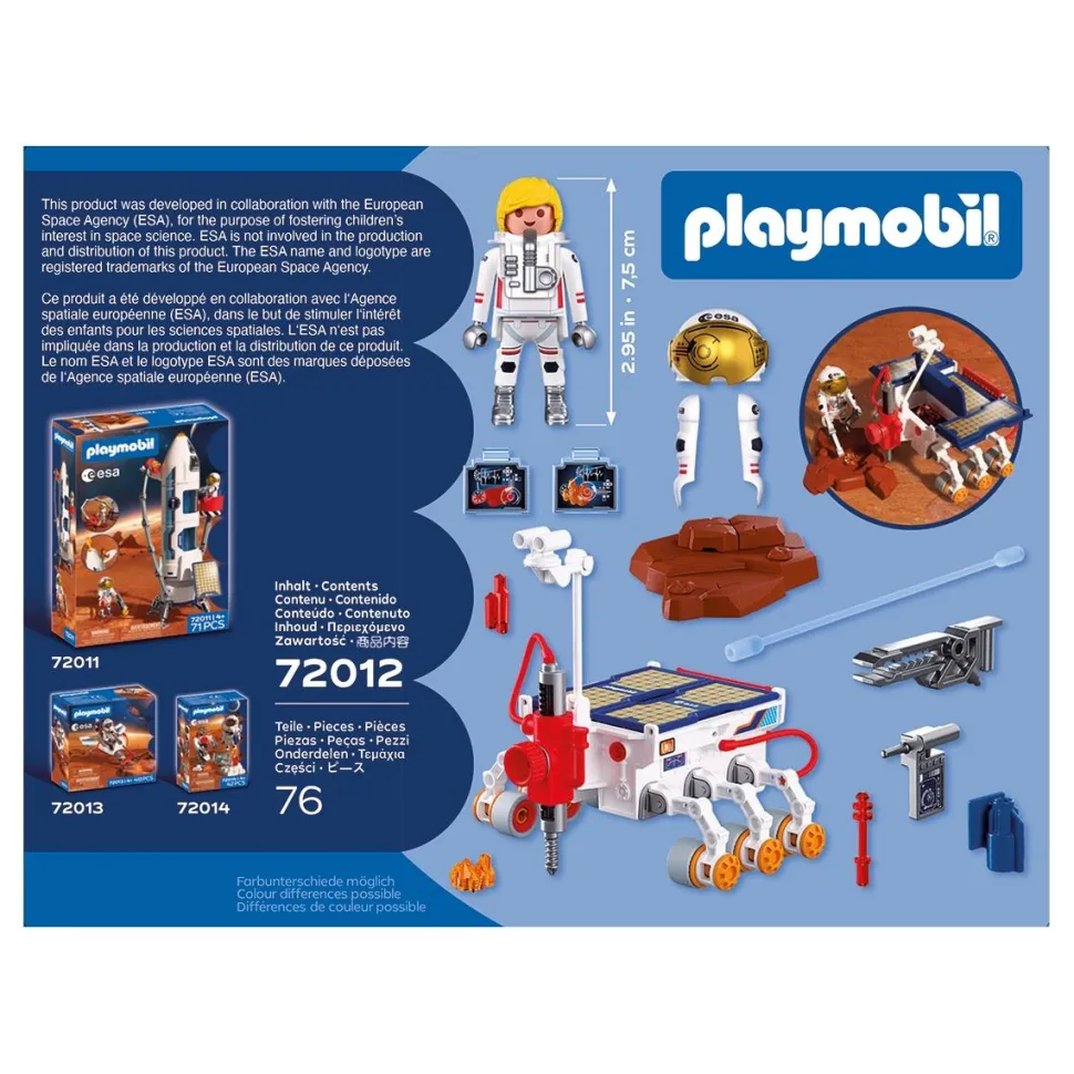 Rover d'exploration sur Mars de l'ESA - Playmobil 72012