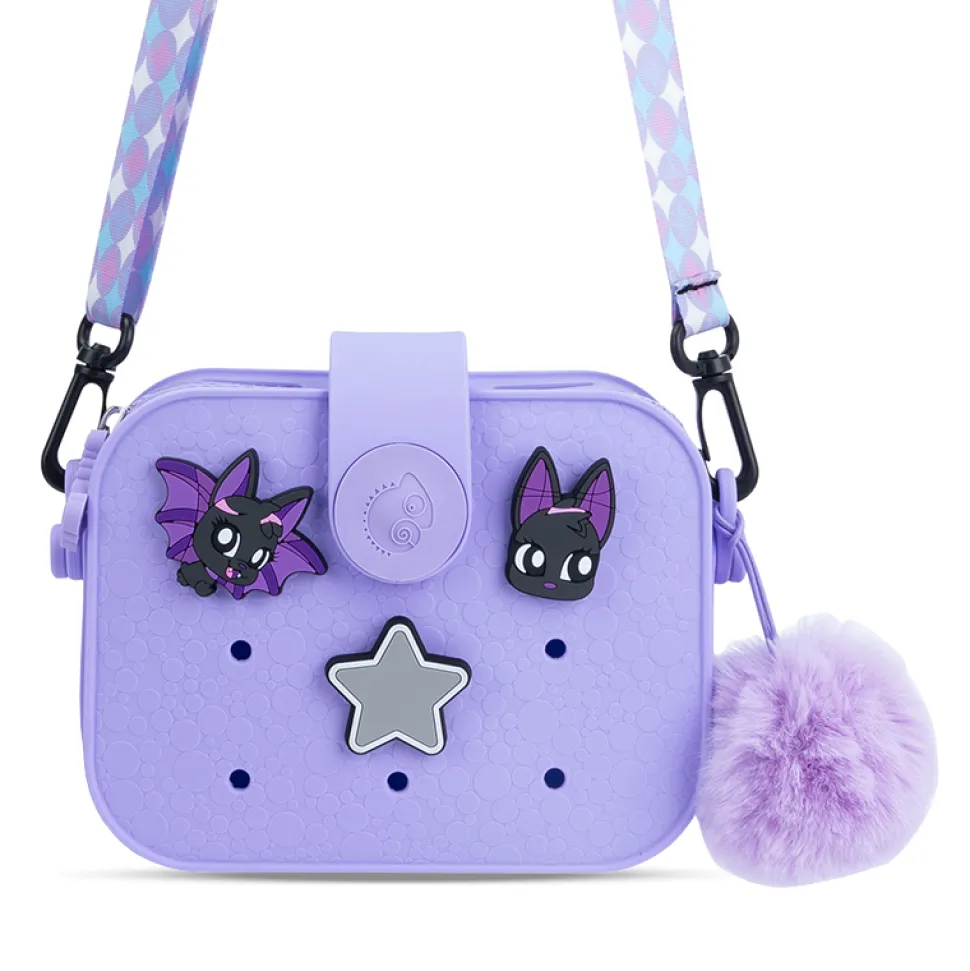 Sac à main Minipop à customiser Swop pops violet