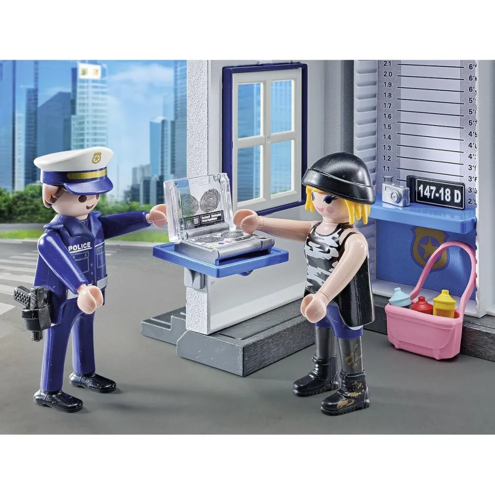 Salle d'interrogatoire de police Starter Pack PLAYMOBIL ACTION HEROES 71733