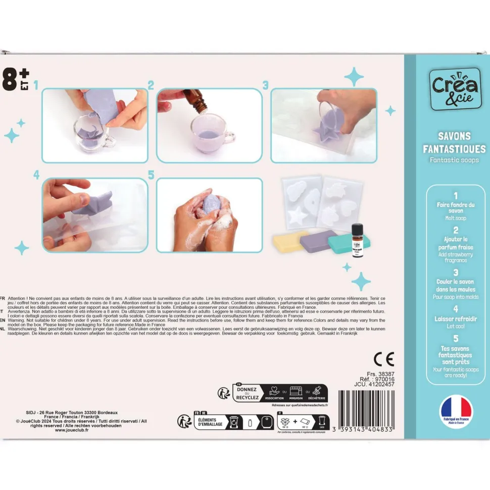 Savons fantastiques - Coffret fabrique de savons