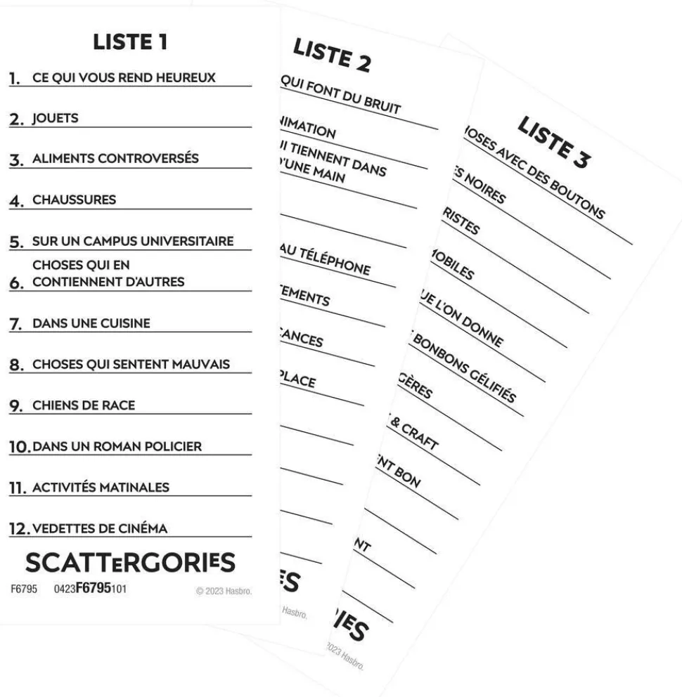 Scattergories