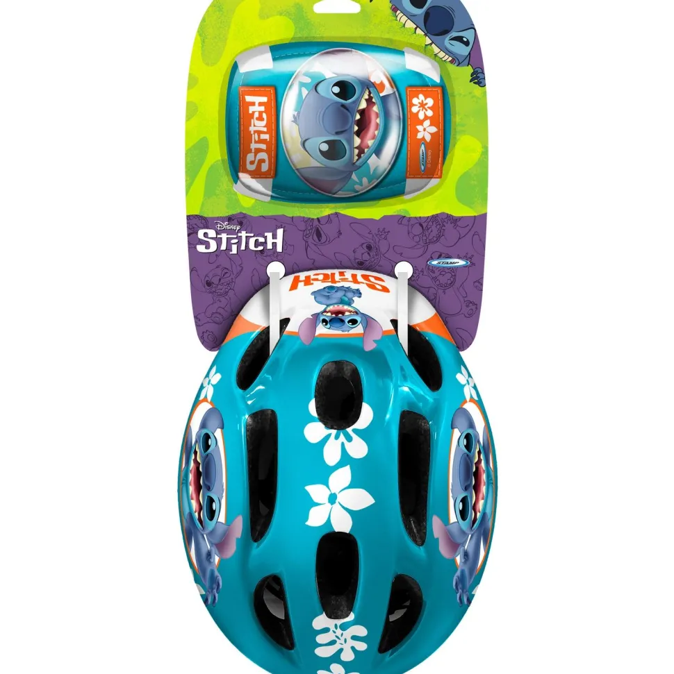 Set Casque, genouillères, coudières Stitch