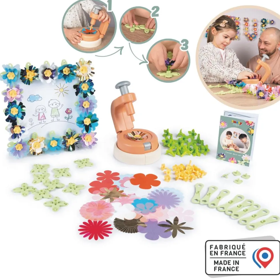 Set décoration aux fleurs - Smoby créa