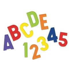 Set De 96 Pièces: Lettres, Chiffres Et Symboles Magnétiques