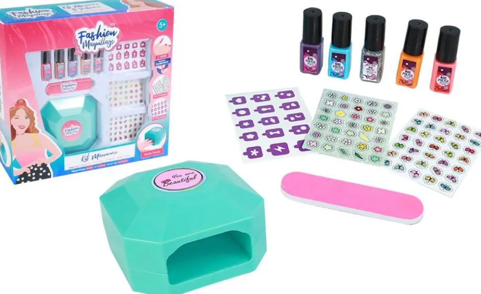 Set Manucure Avec Machine À Sécher Les Ongles - Mgm Fashion