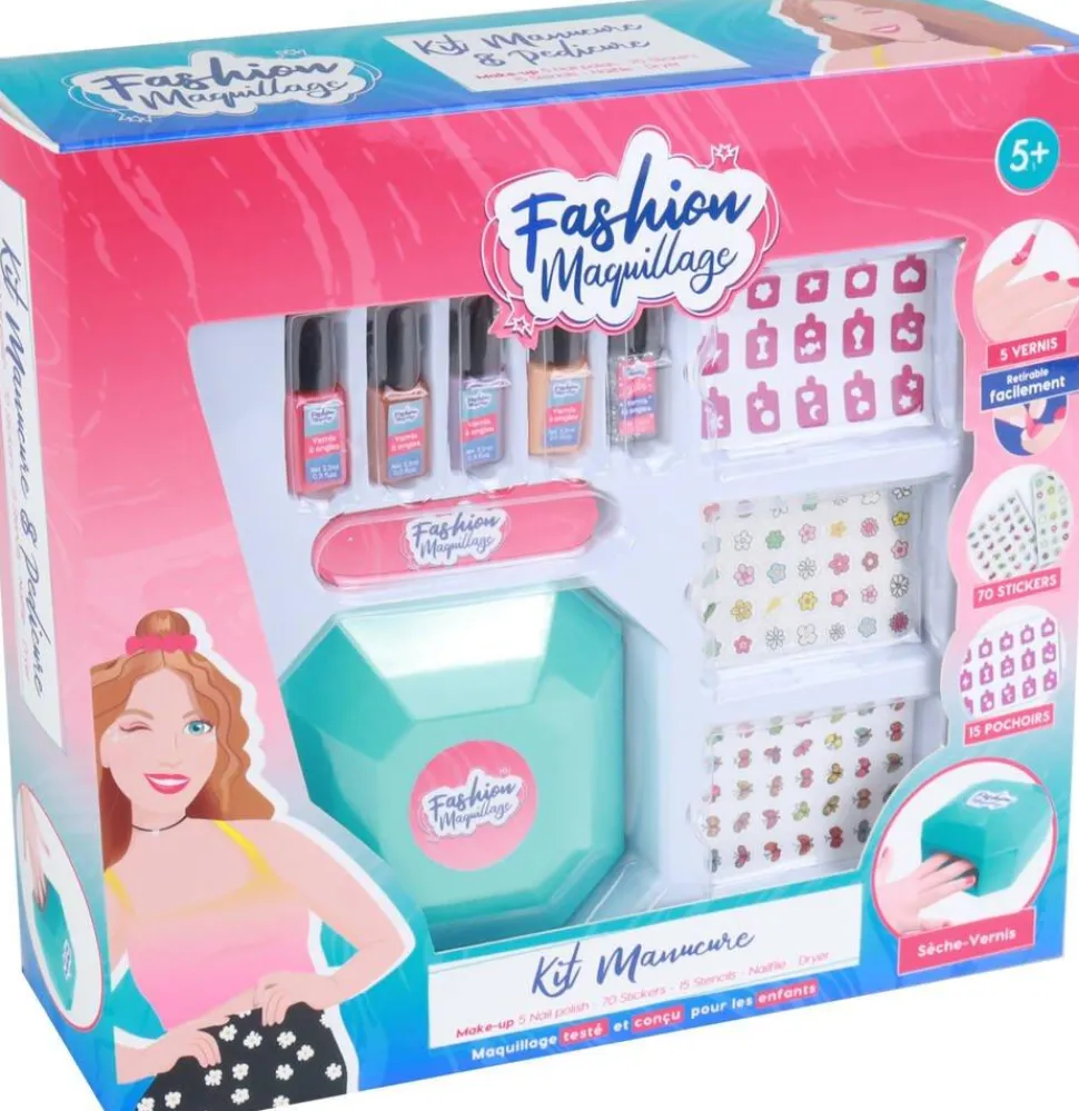 Set Manucure Avec Machine À Sécher Les Ongles - Mgm Fashion