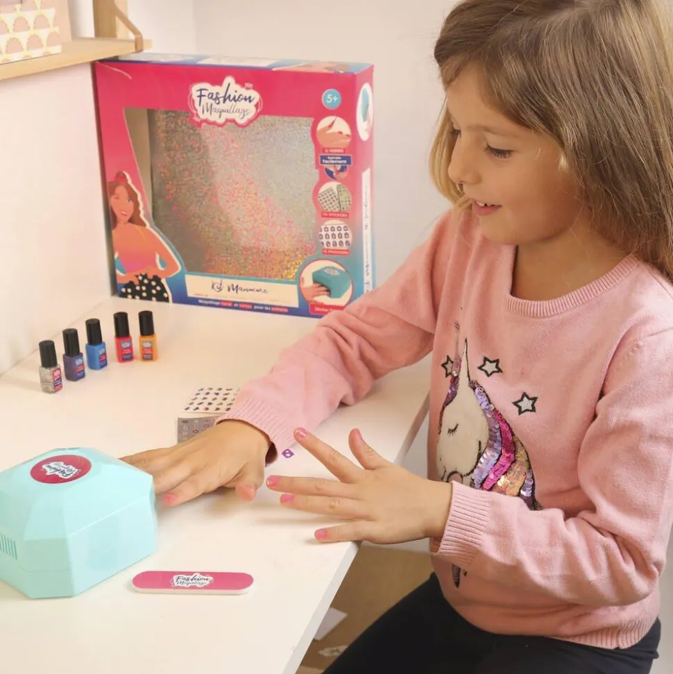 Set Manucure Avec Machine À Sécher Les Ongles - Mgm Fashion