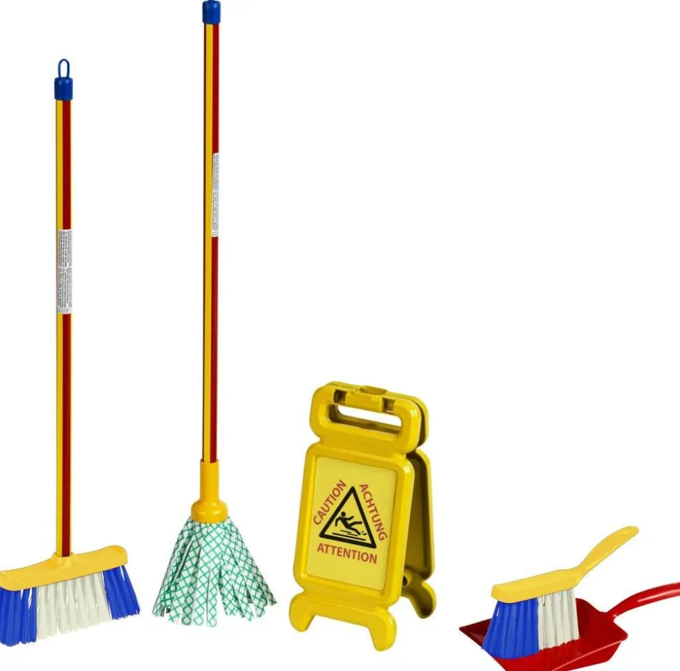 Set Nettoyage Pure Fresh et panneau risque de glissade