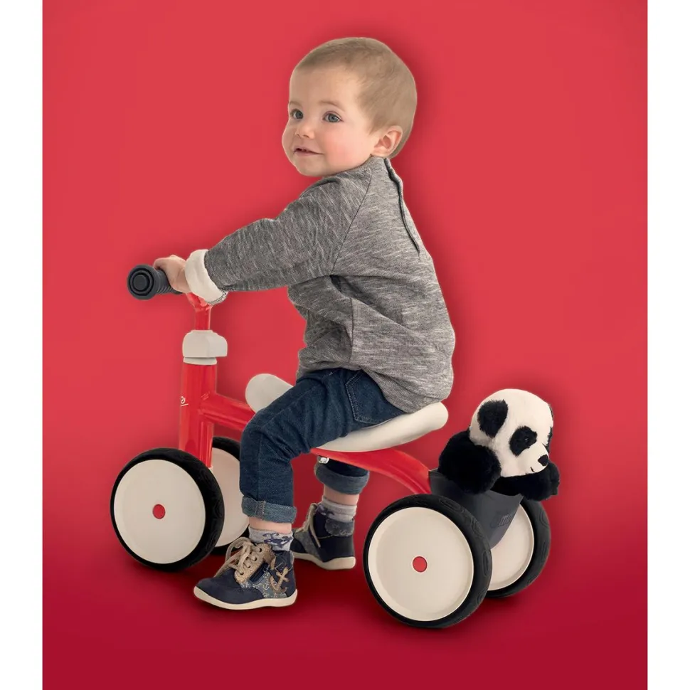 Smoby Porteur en métal Rookie Rouge