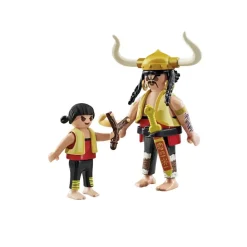 Soupalognon y Crouton et Pepe Playmobil Astérix 71545
