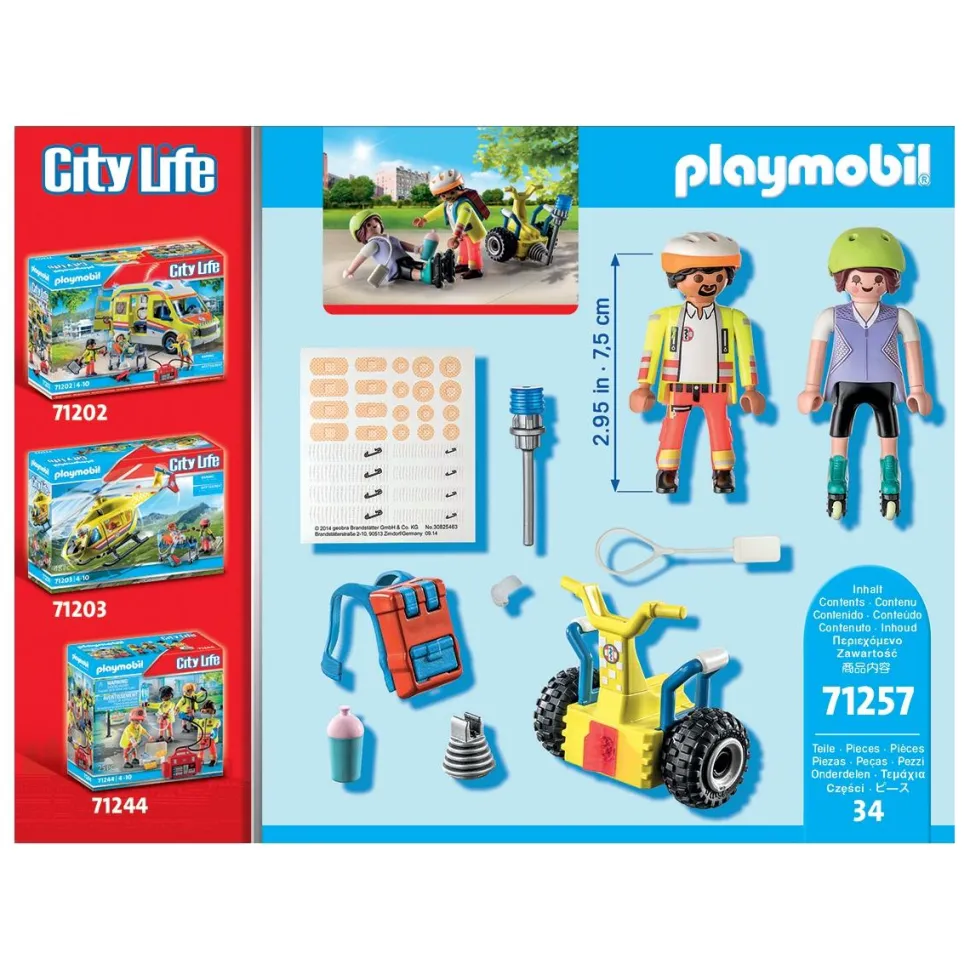 Starter Pack Secouriste avec giropode Playmobil City Life 71257
