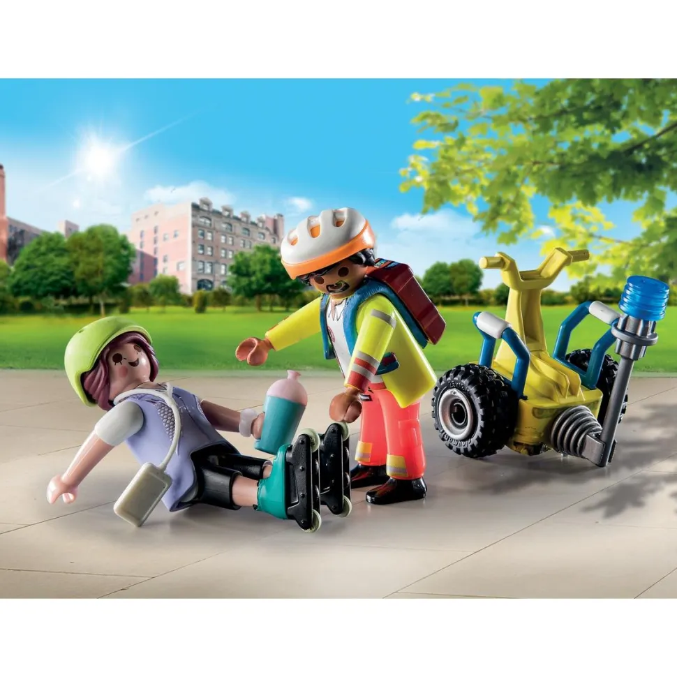 Starter Pack Secouriste avec giropode Playmobil City Life 71257