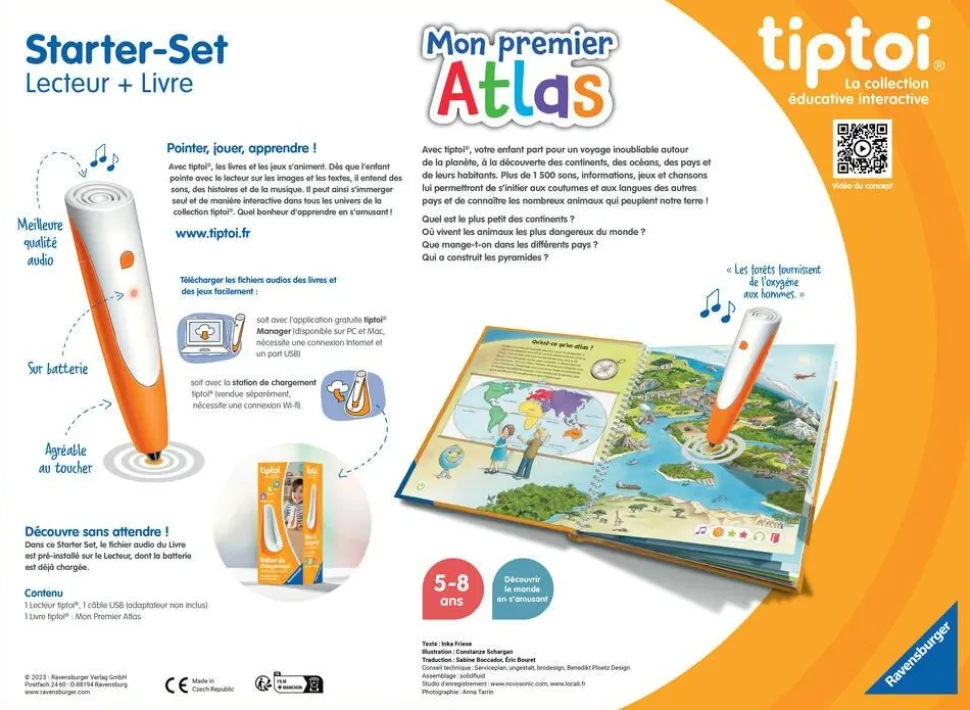 Starter set Tip Toi - Stylo Tip Toi et Atlas