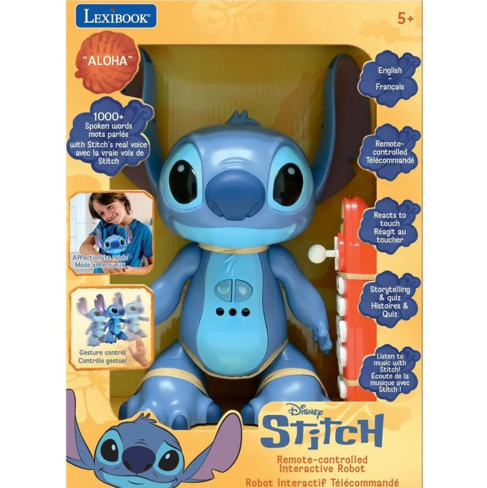 Stitch bilingue interactif et surf télécommandé
