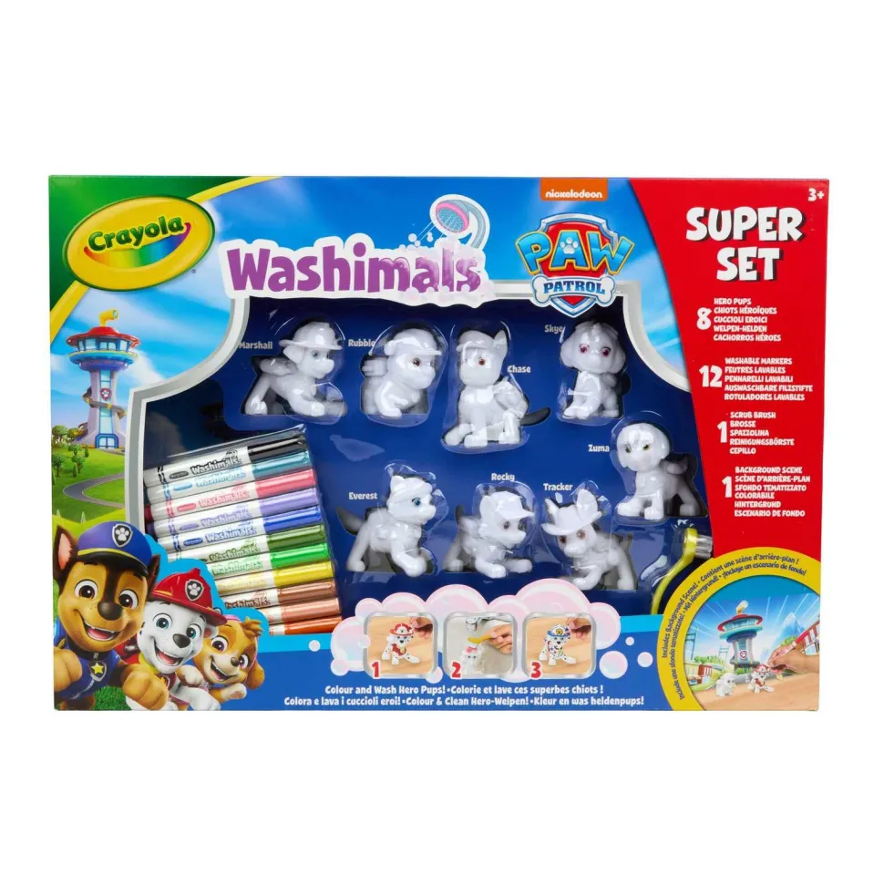 Super set La Pat Patrouille Washimals