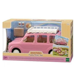 Sylvanian Families - Le monospace rose et set de pique-nique 5535