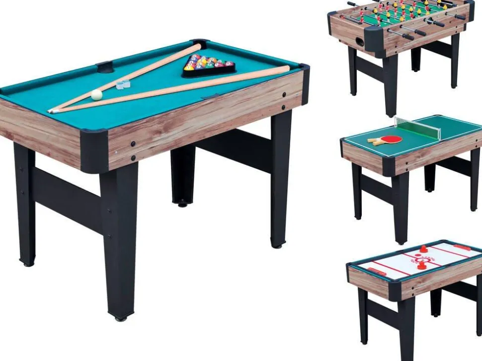 Table Multi-jeux En Bois 4 En 1