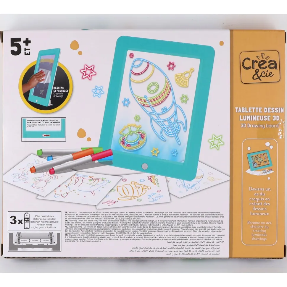 Tablette dessin lumineuse 3D