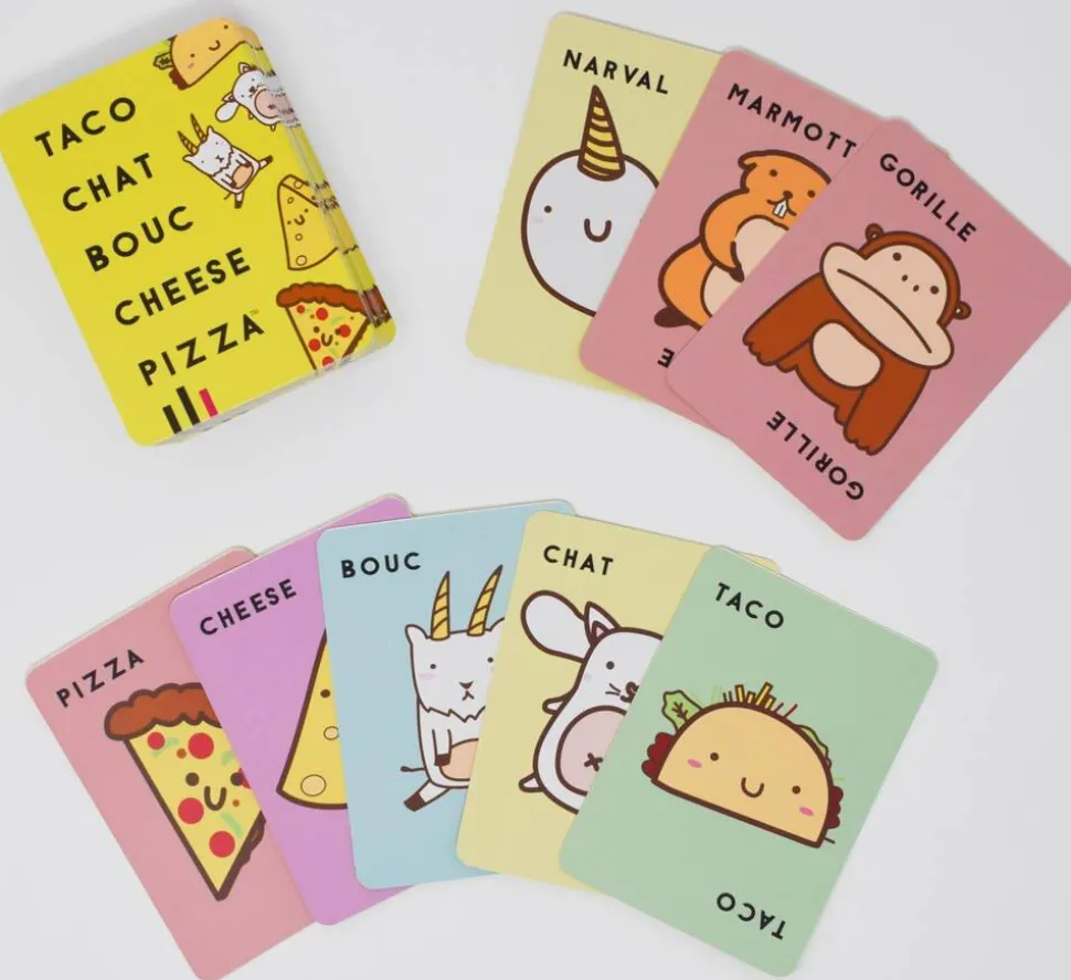 Taco Chat Bouc Cheese Pizza: Jeu De Défausse Farfelu Et Frénétique