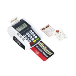 Terminal de paiement avec lumière et son