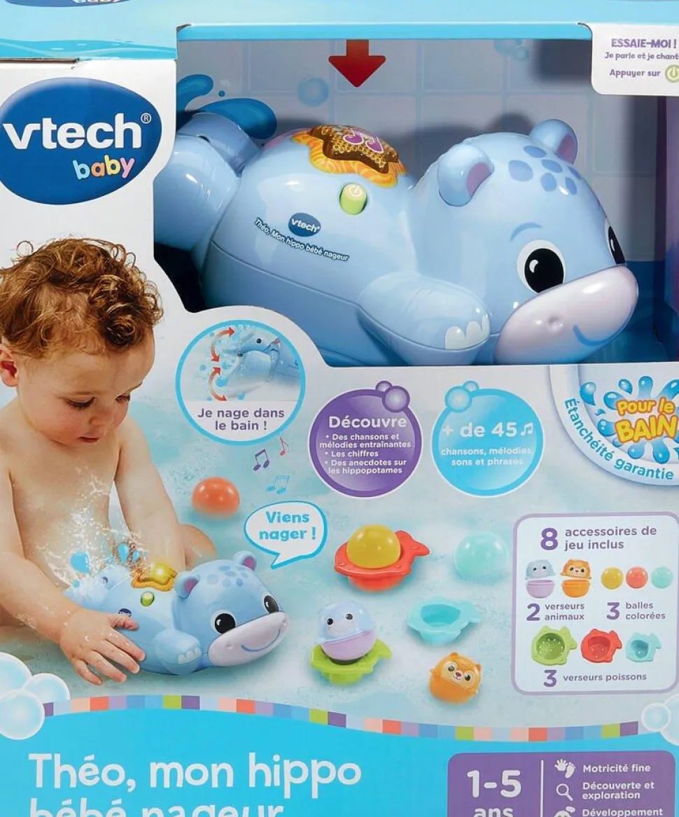 Théo mon hippo bébé nageur