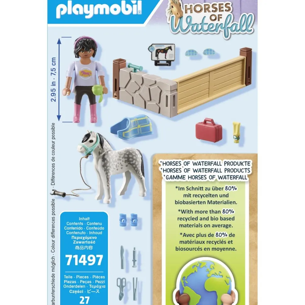 Thérapeute et cheval Playmobil Horses of Waterfall 71497