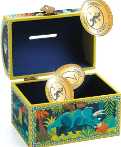 Tirelire coffre dinosaure