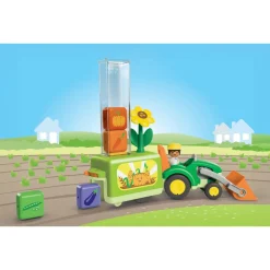 Tracteur avec planteuse - Playmobil junior 71773