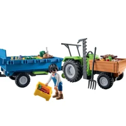 Tracteur avec remorque Playmobil Country 71249
