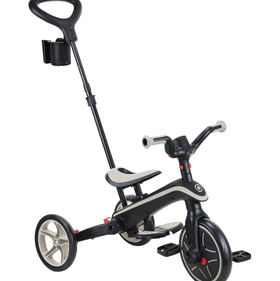 Tricycle Explorer 4 en 1 évolutif et pliable taupe