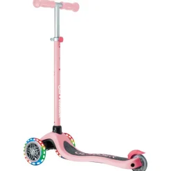 Trottinette 3 roues Primo Lights rose pastel