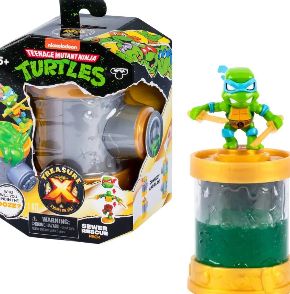 Trésor X Tortues Ninja - égout et figurine