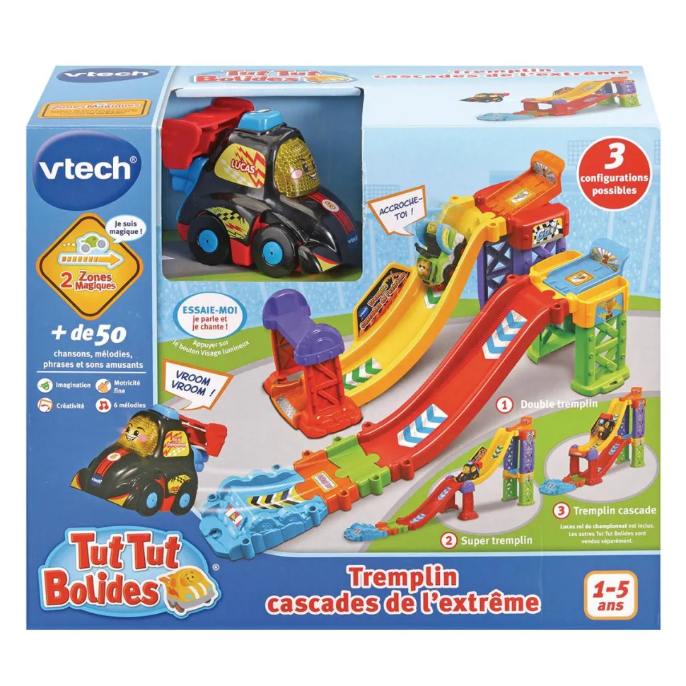 Tut tut bolides tremplin cascades