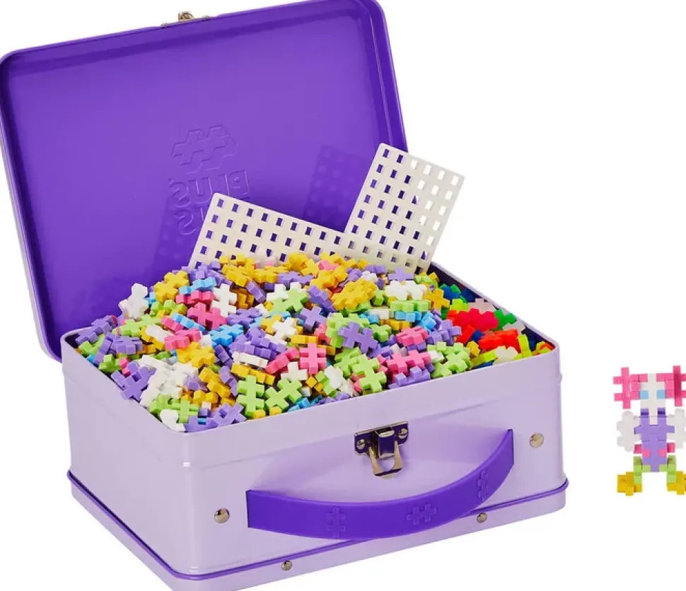 Valisette de jeu en métal 600 pièces PLUS PLUS
