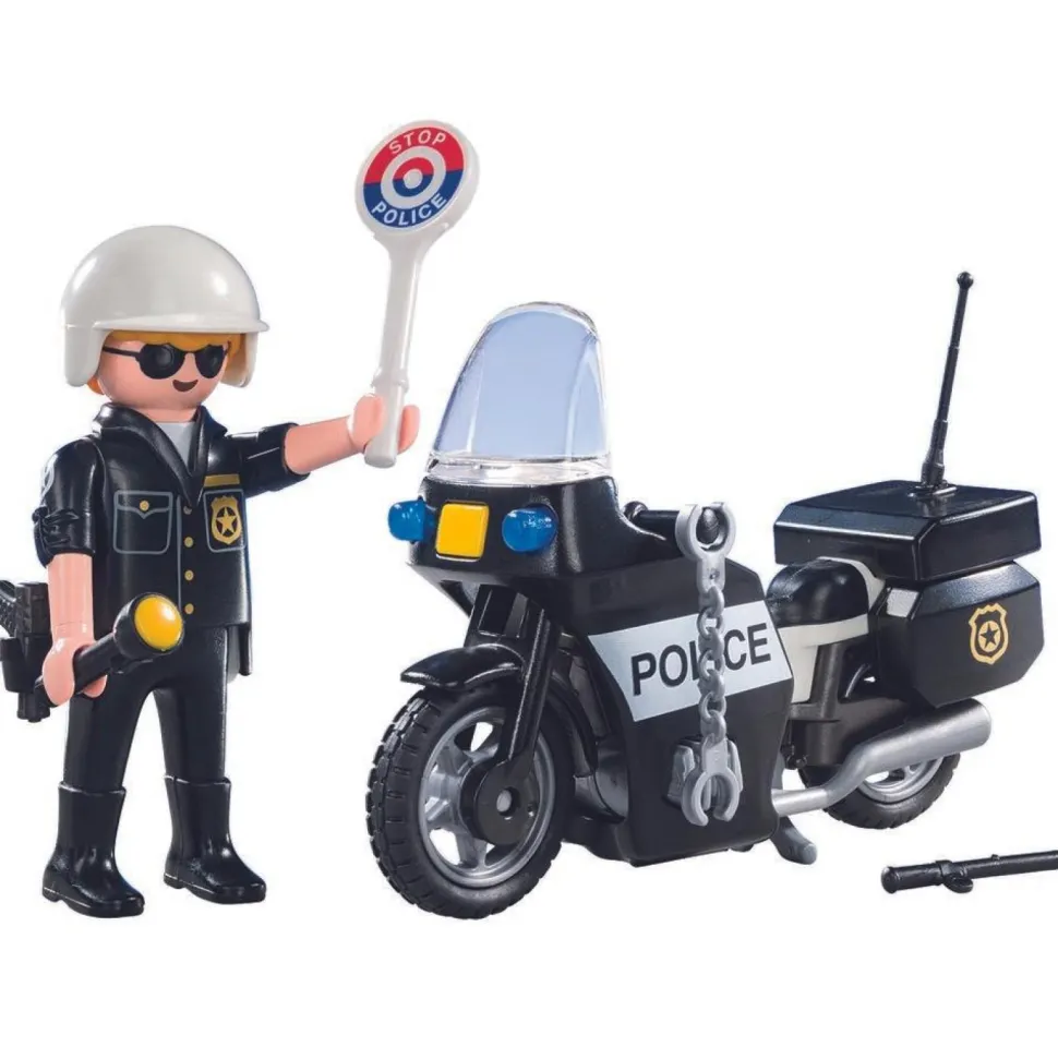 Valisette Motard de police Playmobil City Action 5648