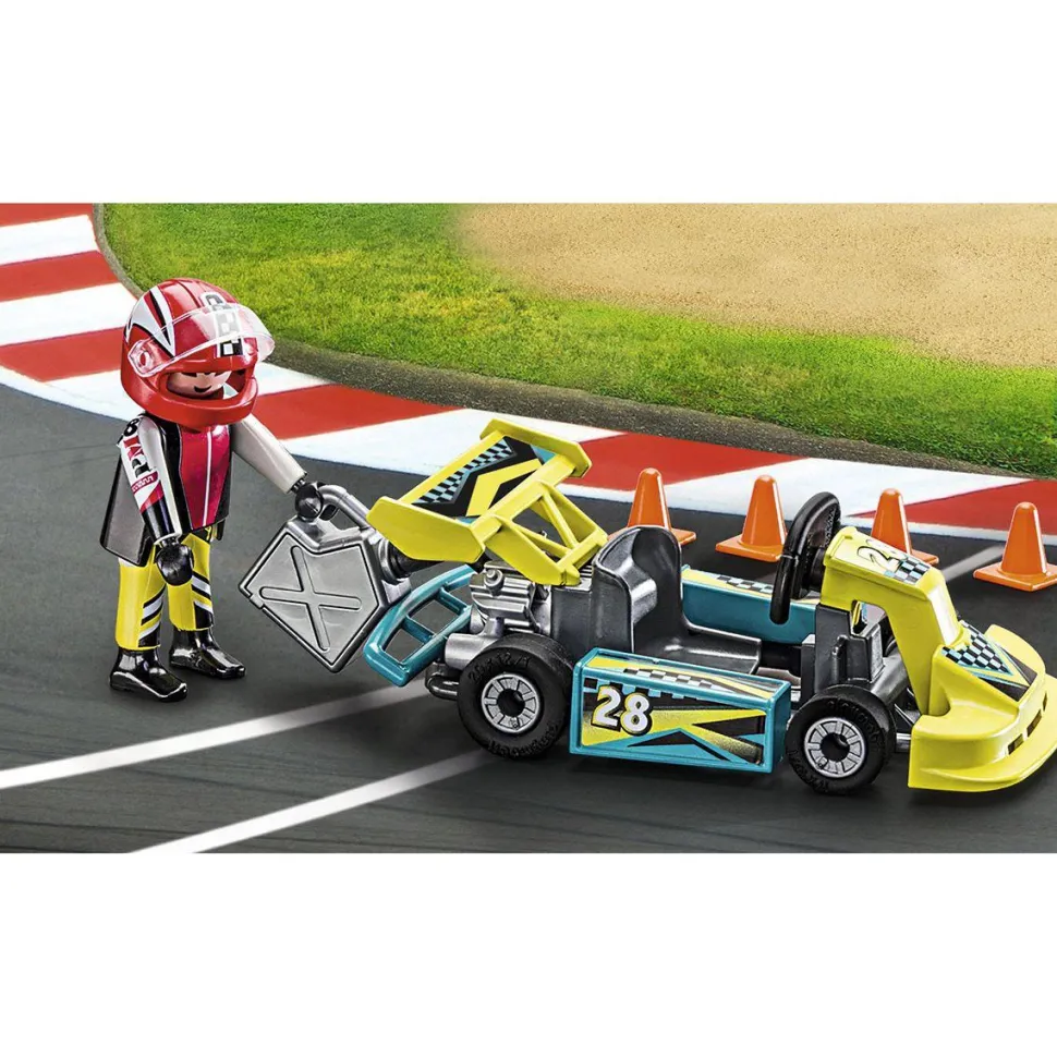 Valisette Pilote de karting Playmobil Action