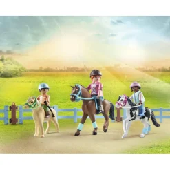Van pour cheval et poneys avec enclos Playmobil Horses of Waterfall 71493