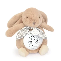 Veilleuse musicale projection beige sable - Lapin Doudou