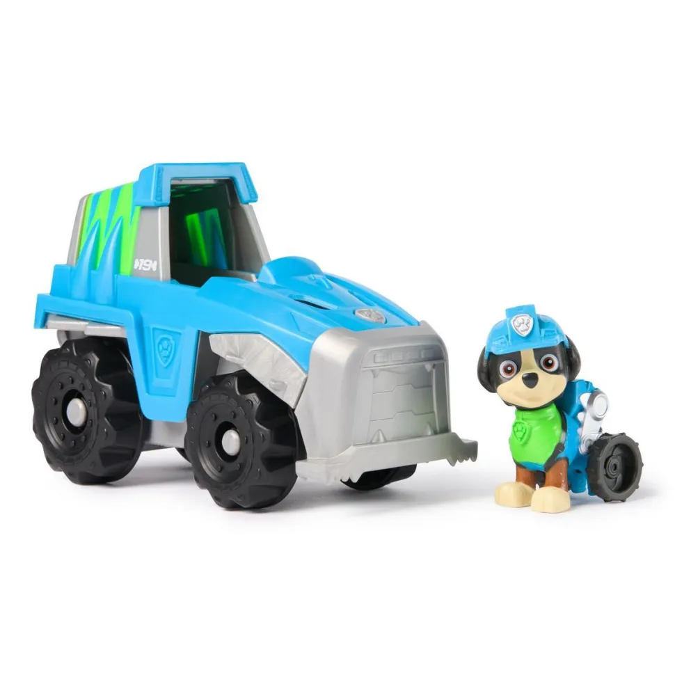 Véhicule 15 cm et figurine La Pat Patrouille : véhicule de sauvetage Rex