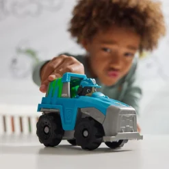 Véhicule 15 cm et figurine La Pat Patrouille : véhicule de sauvetage Rex