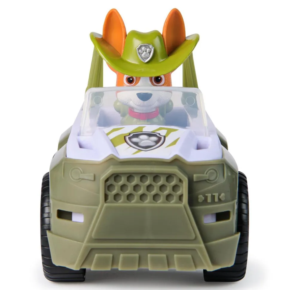 Véhicule 15 cm et figurine La Pat Patrouille : véhicule de la jungle Tracker