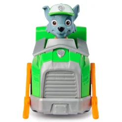 Véhicule 15 cm et figurine La Pat Patrouille : Camion de recyclage Rocky