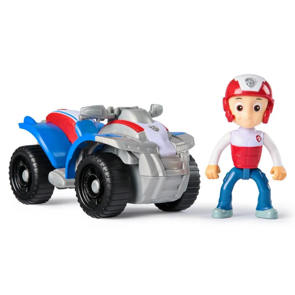 Véhicule 15 cm et figurine La Pat Patrouille : Quad de sauvetage Ryder