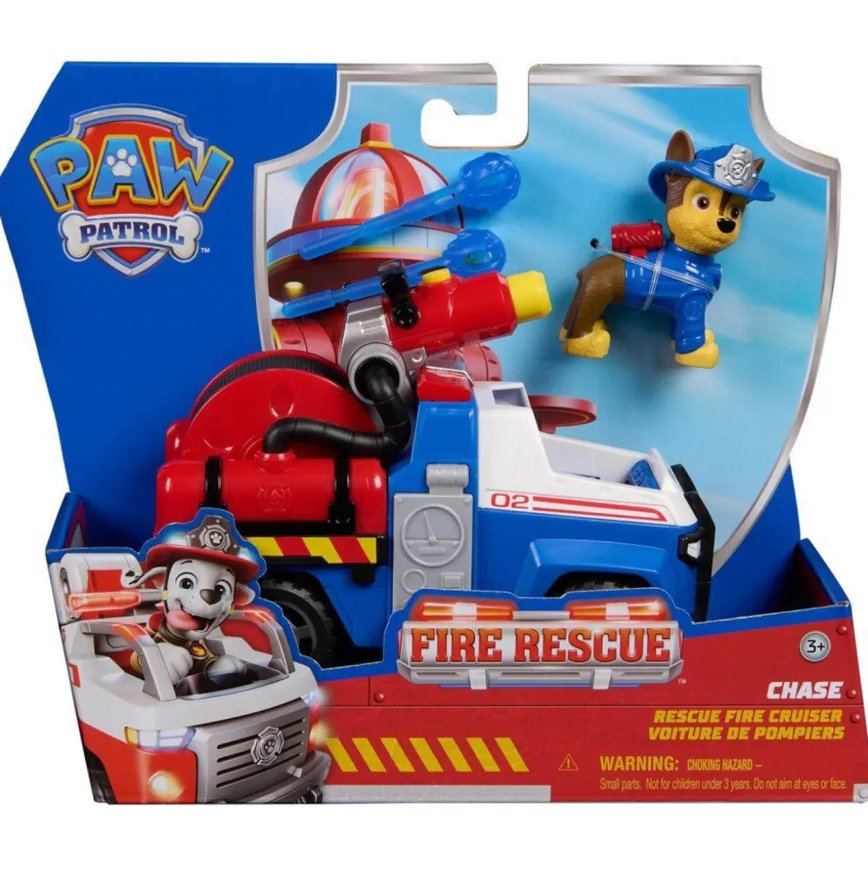 Véhicule et figurine Chase Fire Rescue La Pat Patrouille